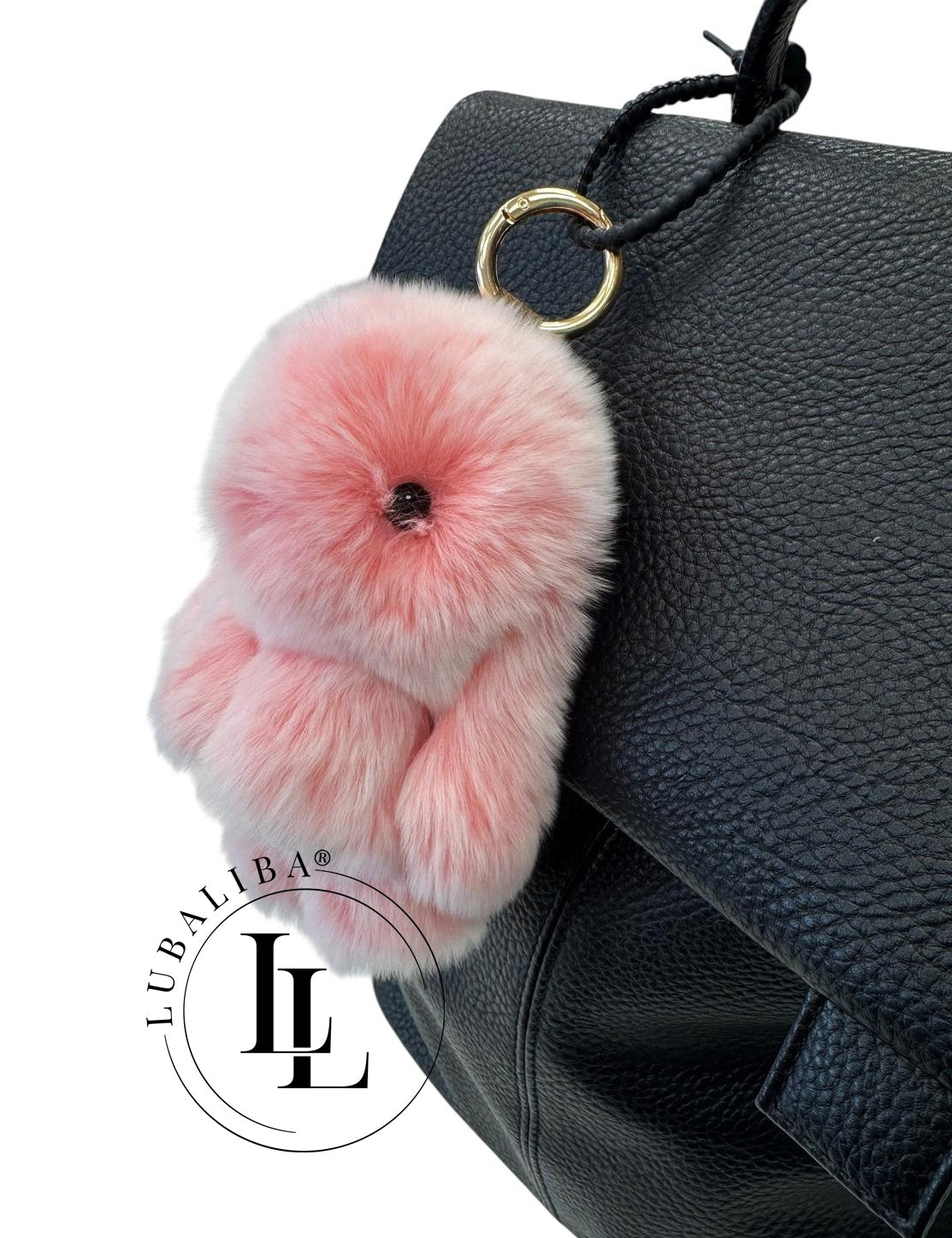 Plüsch Anhänger Schlüsselanhänger Hasi - Rosa